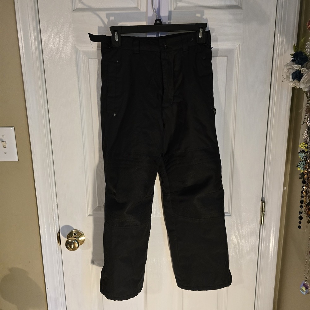 Protection System‎ Snow Pants Kids Size 10/12 Black Adjustable Waist